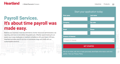 Desktop Screenshot of ovationpayroll.com